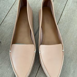 J. CREW Edie Loafers Warm Beige, New with Box Size 7.5